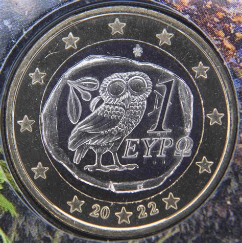 Greece 1 Euro Coin 2022 Euro Coinstv The Online Eurocoins Catalogue