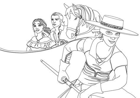 Dessin de zorro à colorier  tout degorgement