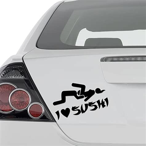 Aampco Decals Jdm I Love Sushi Sex Japanese Vinyl Decal