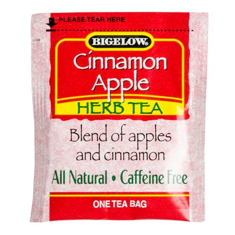 bigelow cinnamon apple herb tea 28 box
