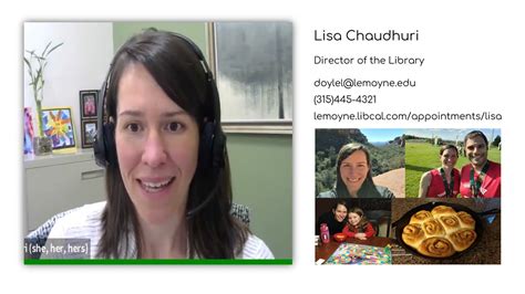 Meet Your Le Moyne Librarians Lisa Chaudhuri Youtube