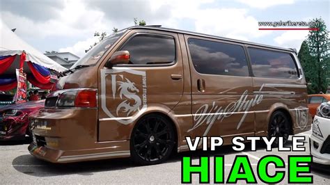 Overall viewers rating of toyota hiace modified is 4 out of 5. Toyota Hiace Modified Super Custom | Galeri Kereta - YouTube