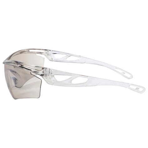 Mcr Safety Cl419 Checklite Cl4 Safety Glasses Clear Temples Indooroutdoor Mirror Lens