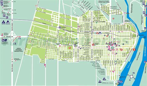 Plano De La Ciudad De Concepcion Del Uruguay Entre Rios Mapas