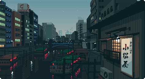 The Japanese Daily Life In Pixel Art Sketchbook By Tsukimori