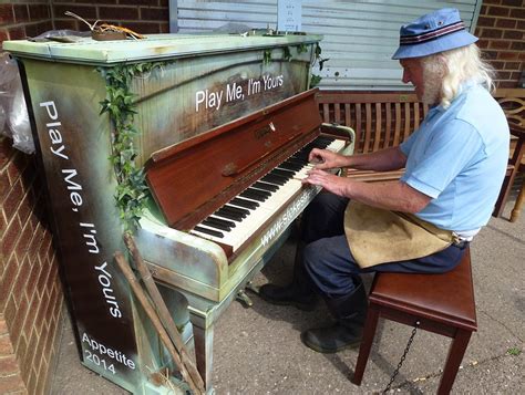 Amateur Musicians Play Street Pianos In Parks Bus Stops And Stations