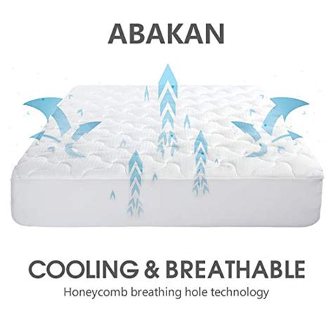 Abakan Mattress Pad Cover Queen Size Cooling Quilted Mattress Topper