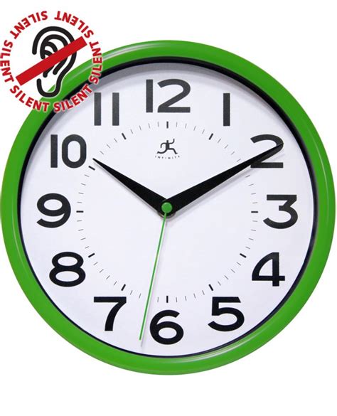 9 Inch Metro Green Resin Wall Clock Clock By Room