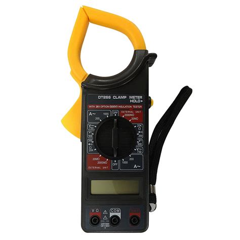 Handheld Digital Clamp Meter Multimeter Acdc Volt Current Voltage Ohm