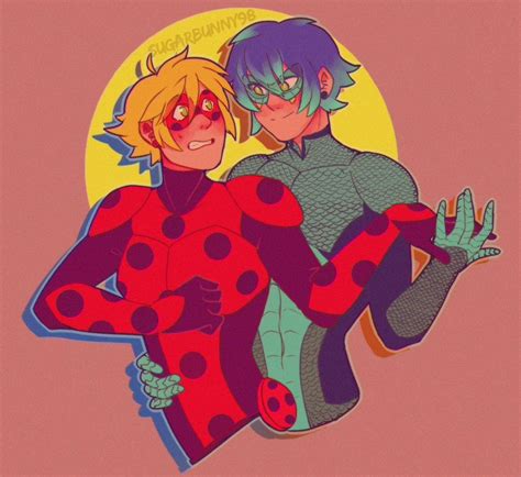 luka and adrien miraculous fanart kress the one