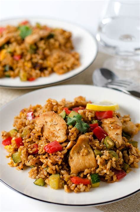 Thai Curry Chicken Fried Rice Omnivores Cookbook Tech Blog