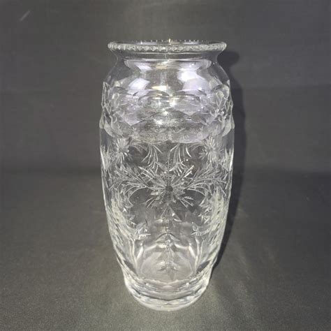 Abp Cut Glass Vase 1900 20