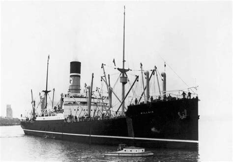 Blue Star Line Ss Scottish Star Torpedoed 19th February 1942
