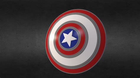 The Captain S Shield D Model By Thecakeface Sketchfab