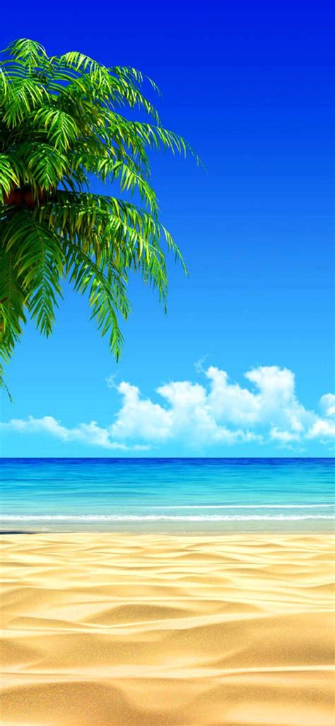 Iphone X Wallpaper Beach House On Tropical Island Hd