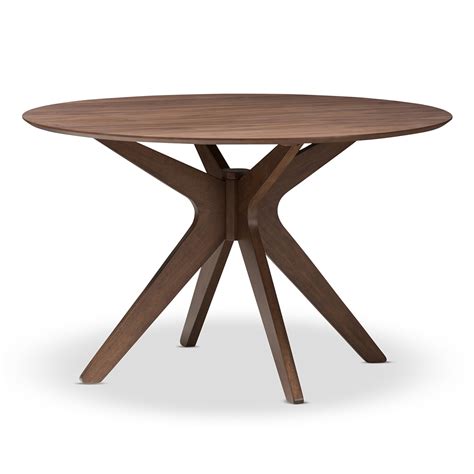 Check out our mid century modern dining table selection for the very best in unique or custom, handmade pieces from our kitchen & dining tables shops. Baxton Studio Monte Mid-Century Modern Walnut Wood 47-Inch ...