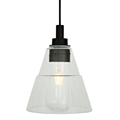 Kleine Glas-Hängeleuchte auch für Badezimmer, IP65 - Casa Lumi
