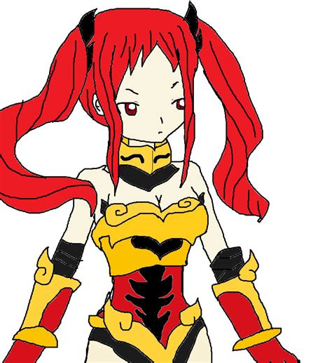 Erza Scarlet Flame Empress Armor Fairy Tail By Ninjafluffysocks On