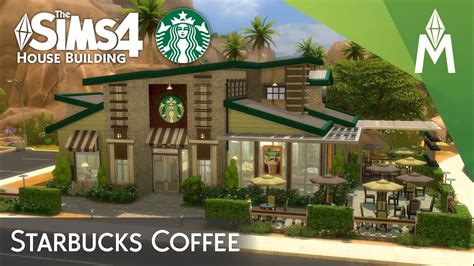 The Sims 4 Restaurant Building Starbucks Coffee Youtube