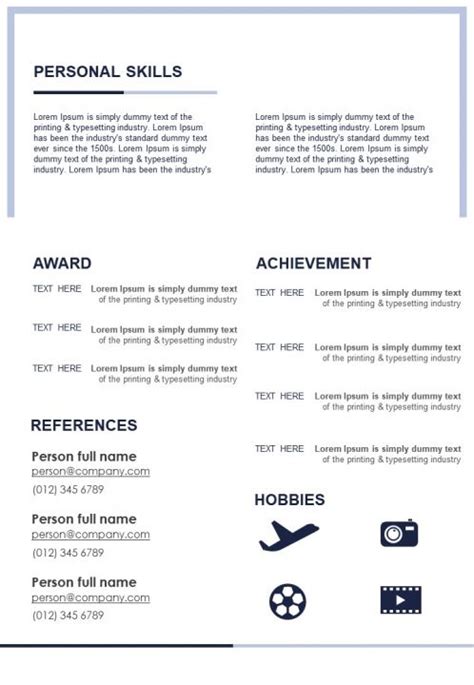 Awesome Infographic Resume Design To Introduce Yourself Powerpoint