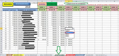 PLANTILLA EXCEL CAJA DE AHORRO HOJA DE CALCULO EXCEL PARA LLEVAR UNA