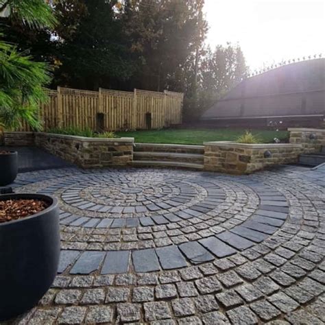 Natural Paving Cobblestone Collection Silver Setts