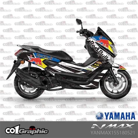 Get a complete price list of all yamaha motorcycles & scooters including latest & upcoming models of 2021. Yamaha NMAX 155 scooter sticker racing 3M Red bull Redbull ...