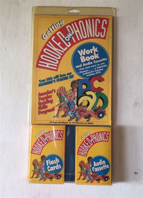 Vintage Hooked On Phonics Cassette Tapes And Flash Cards Etsy Phonics Homeschooling