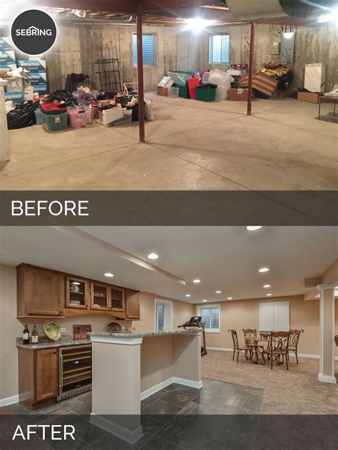 Caroles Basement Before And After Pictures Home Remodeling Contractors