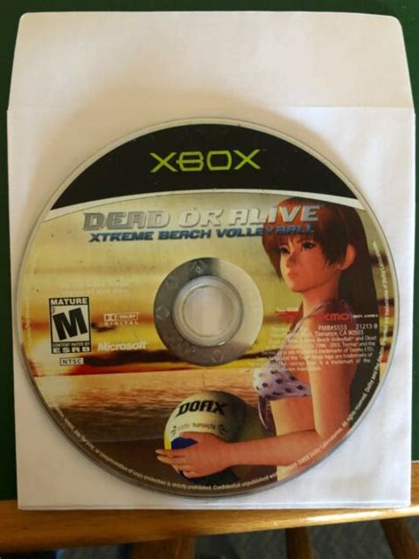 Dead Or Alive Xtreme Beach Volleyball Microsoft Xbox 2003 For Sale