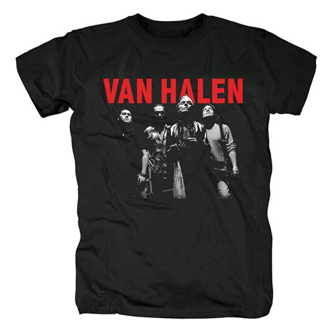 Personalised Van Halen T Shirt Metal Rock Band Graphic Tees Wishiny