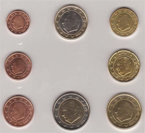 Belgium Annual Coin Set 1 Cent To 2 Euro 2001 Catawiki