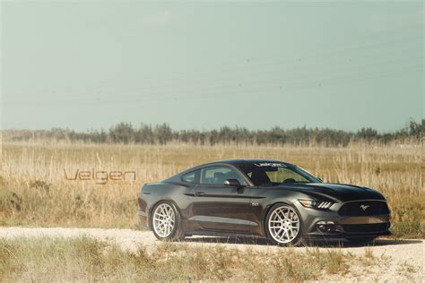 2015 mustang gt magnetic grey on velgen wheels vmb6 matte silver 20x10 5 all around a photo on
