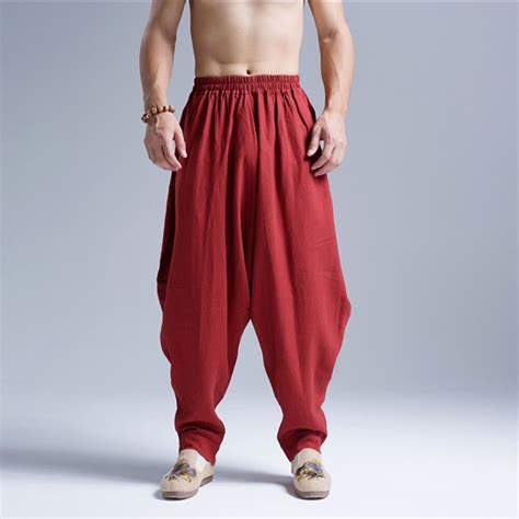 helisopus fashion men s boho harem pants fluid big crotch pants male hiphop harem pants loose
