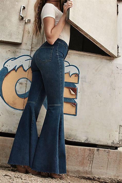 Just Float On Flare Jeans Free People