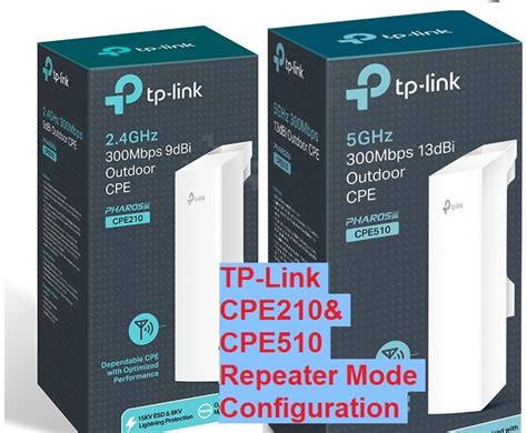 Tp Link Cpe Mbps Outdoor Device Repeater Mode Configuration