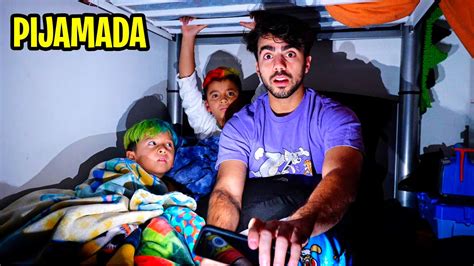 Hicimos Una Pijamada En La Casa De Mis Vecinos Youtube