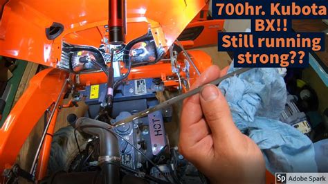 Kubota Bx Changing Oil 700hr Review Worn Parts Youtube