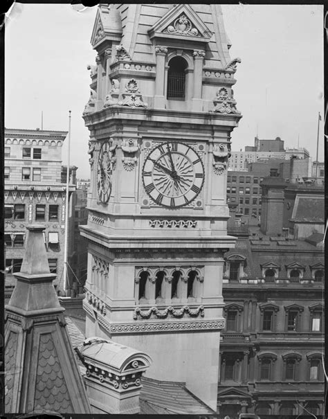 Insurance Building Clock Tower Post Office Square Digital Commonwealth