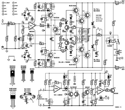Marshall 100 watt power amp. 300W Power Amplifier Elektor | Audio amplifier, Circuit diagram, Car audio amplifier
