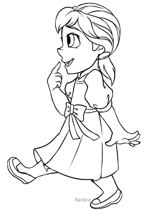 Disney Princess Anna Coloring Pages Coloring Pages