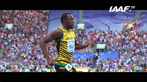 Moscow 2013 100m Final Men Slo Mo Usain Bolt Edit Youtube