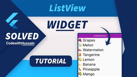 Flutter ListView Widget Complete Step By Step Guide