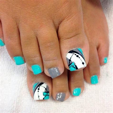 80 Easy And Adorable Summer Toe Nail Art Designs Pedicure Designs