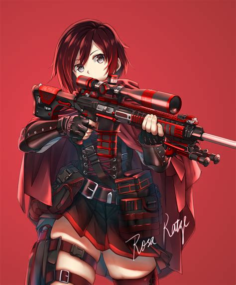 Ruby Rose Anime Girl