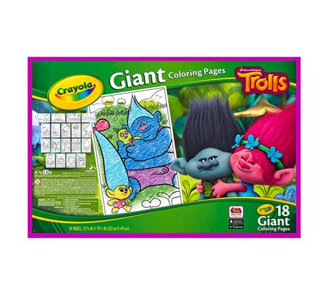 Trolls movie from dreamworks and from the creators of shrek, watch the trailer or the full movie to appreciate this lovely poppy trolls. Giant Coloring Pages - Trolls - Crayola