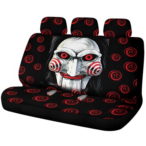Saw Horror Movie Car Back Seat Covers Decor Protectors Nearkii