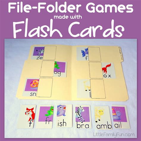 File Folder Games Flash Cards Folder Games File Folder Games