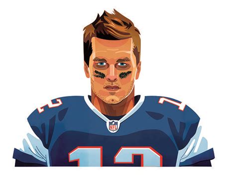 Ne Patriots Tom Brady Portrait By Robert M Ball Tom Brady New