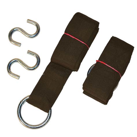Strong and safe for hanging a hammock to trees. Algoma 10 ft. Hammock Tree Hanging Straps (Set of 2)-7800 ...
